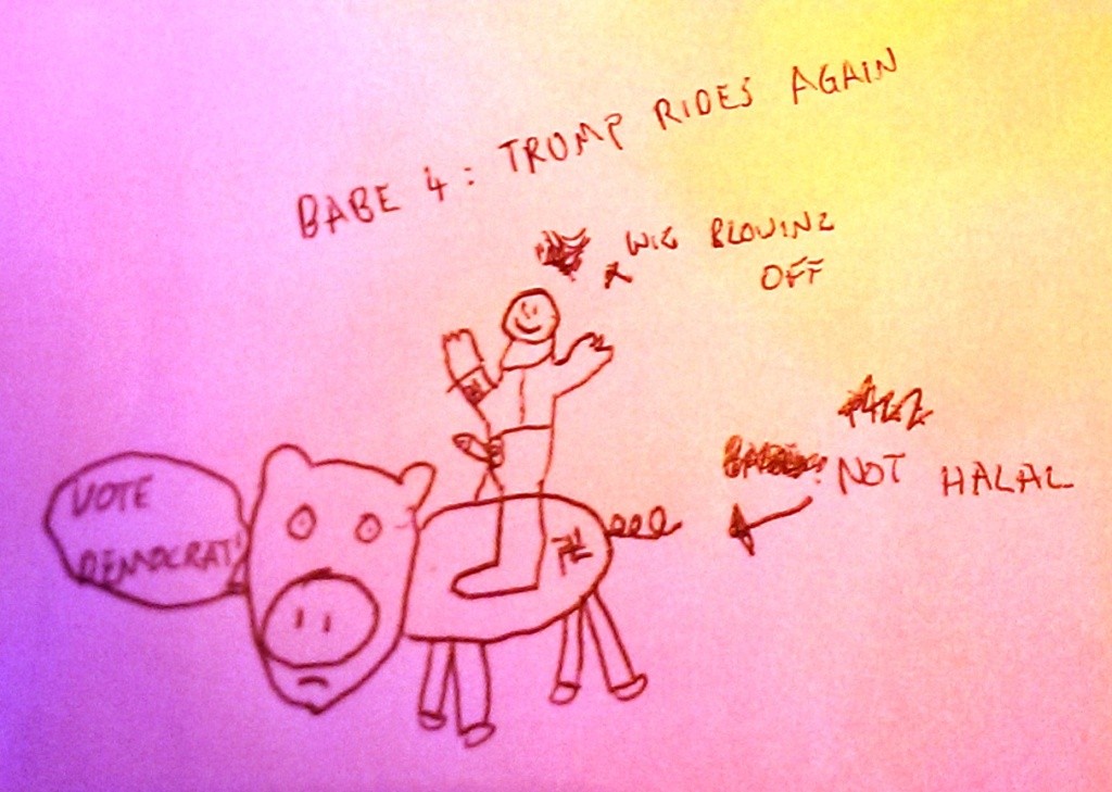 drawing contest - donald trump riding an animal (5)