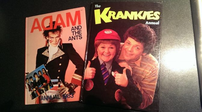 Adam and the Ants and The Krankies 1983 annuals