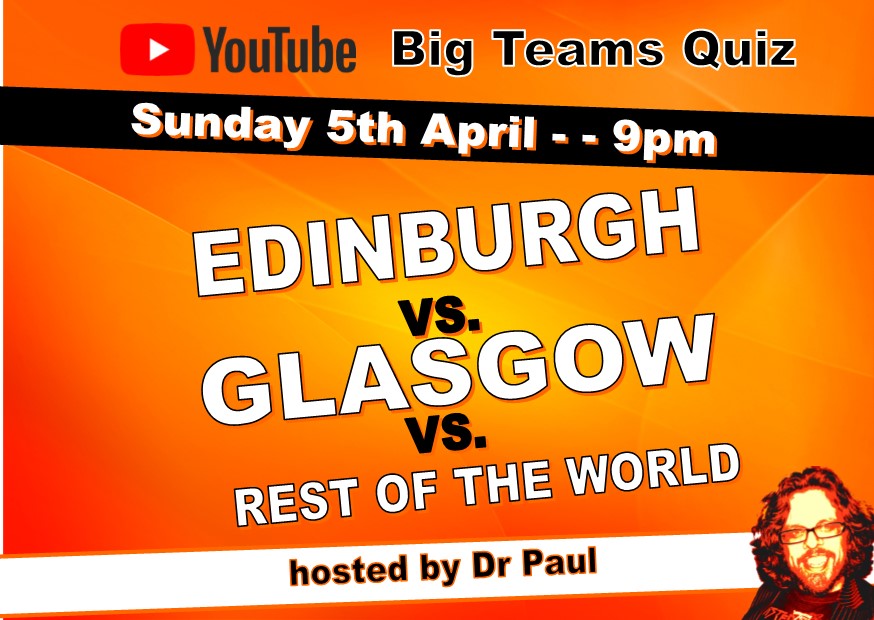 Edinburgh v Glasgow v Rest of The World – Tonight 9pm